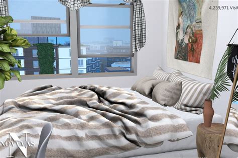 Linha Bedroom From Novvas • Sims 4 Downloads