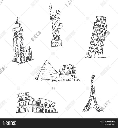 Doodle Travel Set Vector And Photo Free Trial Bigstock