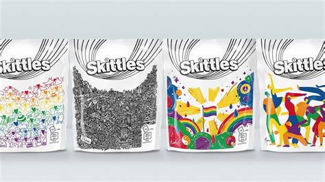 Give The Rainbow With Limited Edition Skittles Skittles Packaging Design Inspiration