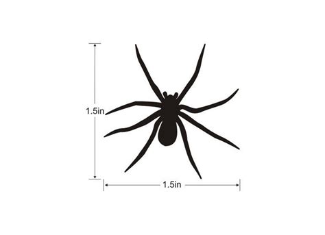 72 Set Mini Spider Vinyl Decals Halloween Spider Decals Etsy