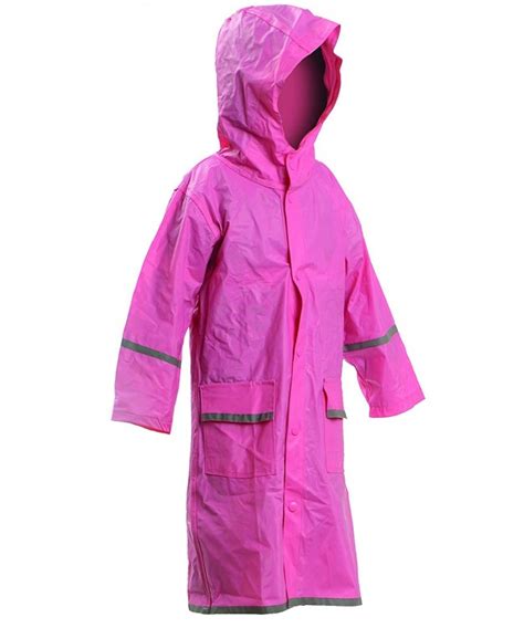 Kids Water Proof Rain Coat With Reflector Juniors Premium Rain Jacket