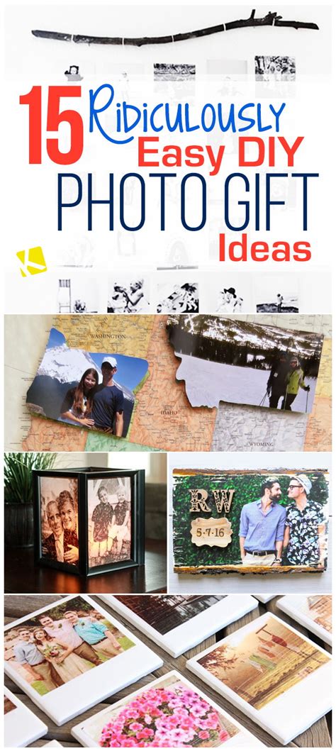 15 Ridiculously Easy Diy Photo T Ideas The Krazy