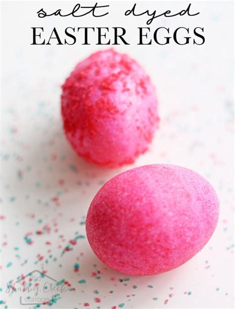 How To Make Salt Dyed Easter Eggs Kid Friendly Egg Decorating