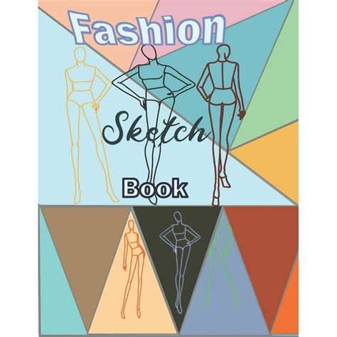 Fashion Sketch Book Clothing Design Template Creates Fashion