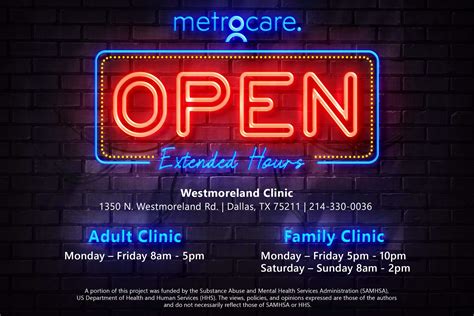 Metrocare Has New Extended Hours for the Family! | Metrocare Services