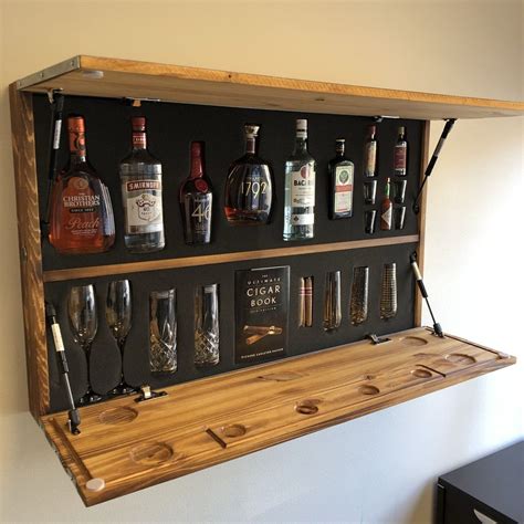 20 Wall Mounted Liquor Cabinet Ideas Hmdcrtn
