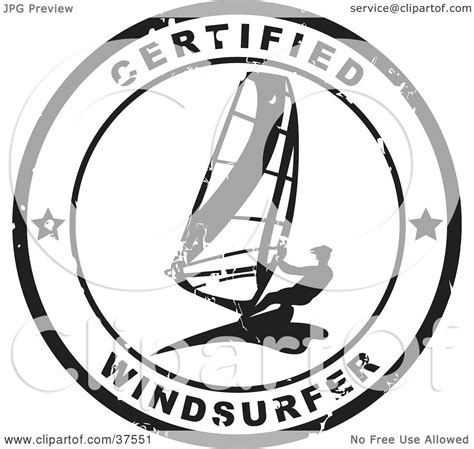 Clipart Illustration Of A Distressed Black And White