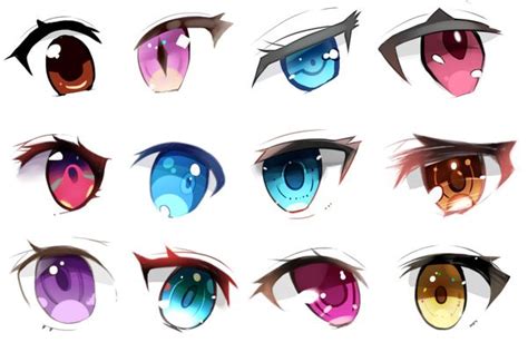 Anime Eyes Reference