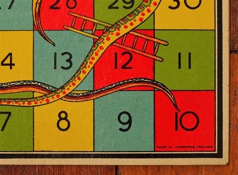 1920s Snakes And Ladders By Chad Valley England Tomsk3000