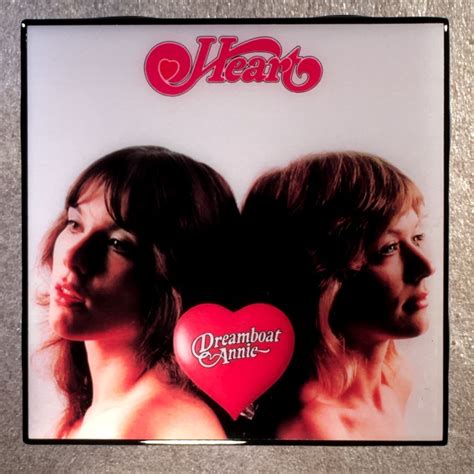 Heart Dreamboat Annie Coaster Record Cover Ceramic Tile Album Cover