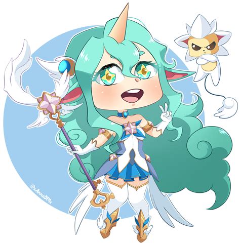 Soraka Star Guardian Chibi By Annadm On Deviantart