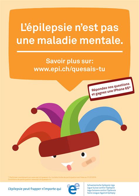 Posters Epilepsie Que Sais Tu Ligue Suisse Contre Lepilepsie