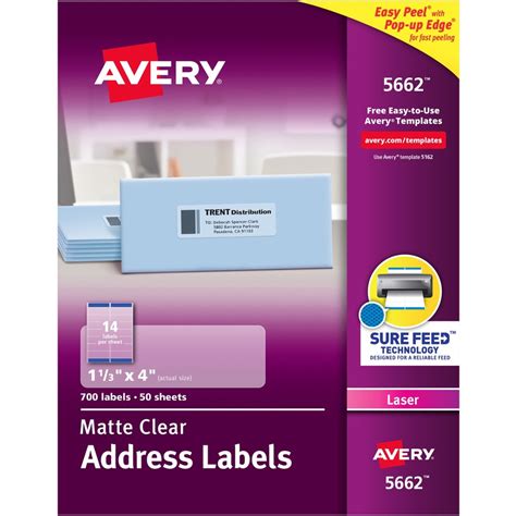 Clear Printable Address Labels