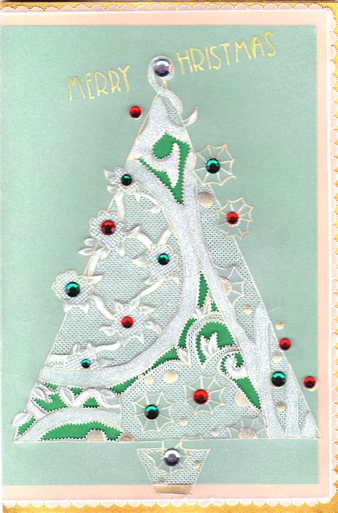 Mandy Haines Swirly Christmas Tree Mhpattern20 A Card Pattern