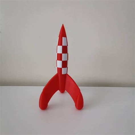 Tintin Rocket Ship Display Model Etsy Australia