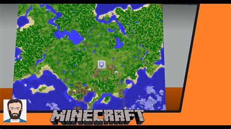 Minecraft Map Wall Tutorial Youtube