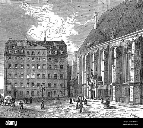 Bach Leipzig Engraving Black And White Stock Photos And Images Alamy
