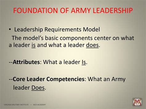 In The Army Leadership Model Leadership Attributes Consist Of Army