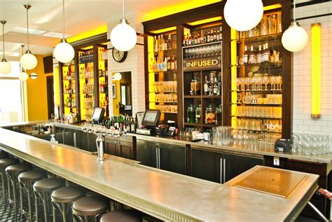 Cassis American Brasserie Wannemacher Jensen Architects Back Bar