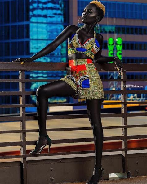 Fashion Fan Blog From Industry Supermodels Nyakim Gatwech Model South Sudan Queen Of
