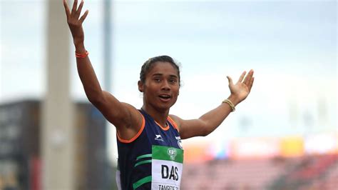 Star Sprinter Hima Das Wins 200m Gold In Poland India Tv