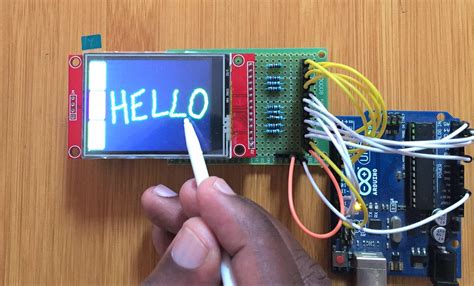 Ili Tft Touch Screen With Arduino Mytectutor Arduino Touch Screen Arduino Projects
