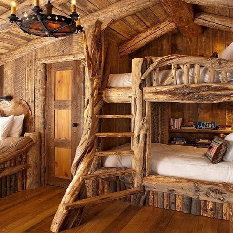 Pin By Debbie Serns Warner On All Things Cabin Log Homes Log Cabin Homes Cabin Bunk Beds