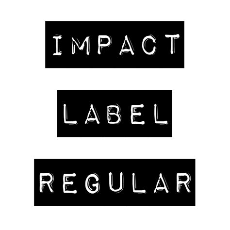 Impact Label Regular Font Free Fonts On Creazilla Creazilla