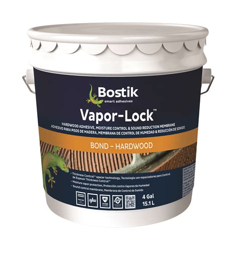 · not affected by moisture · contains no nasty typically installed with a v notched trowel but follow the instructions offered by the flooring manufacturer. Bostik Vapor-Lock - PC Hardwood Floors