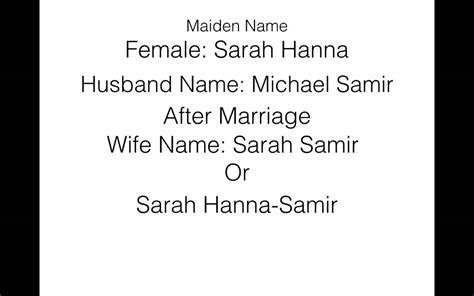 Maiden Name Meaning Youtube