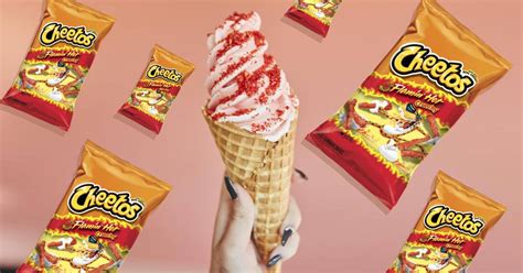This Flamin Hot Cheetos Ice Cream Is Weird — But We Cant Look Away