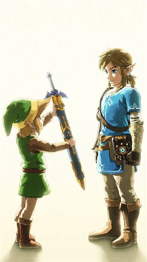 Zelda Breath Of The Wild And A Link Between Worlds Official Art The