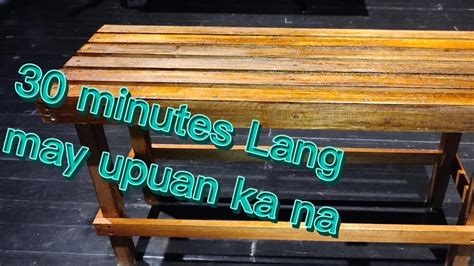 Paano Gumawa Ng Upuan Na Kahoy Bench Chair Youtube