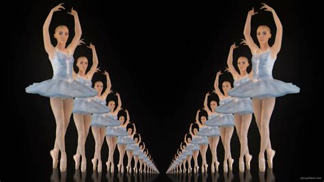 Ballet Girl Spinning In Tunnel Dance Video Art 4k Vj Footage Vj Loops Farm