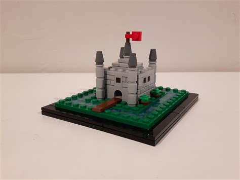 Lego Ideas Micro Scale Castle With Moat