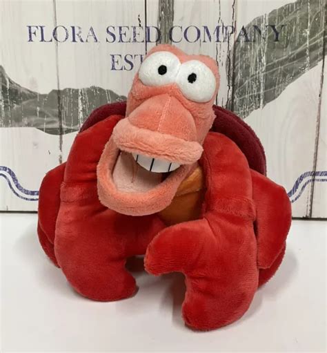 Disney Store Exclusive Sebastian Lobster From Little Mermaid 10” Soft Plush Toy £799 Picclick Uk