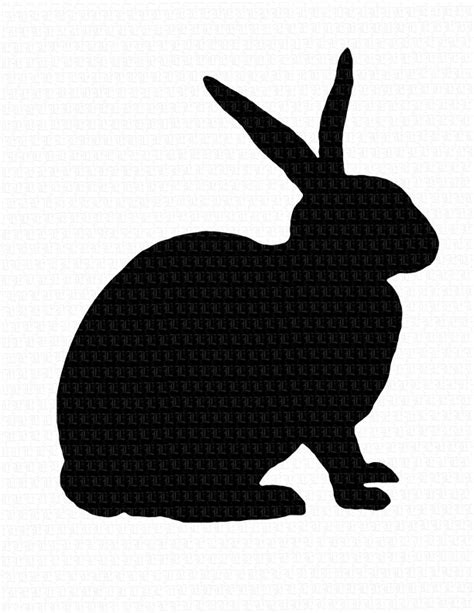 Webstockreview provides you with 18 free bunnies clipart silhouette. Printable Easter Bunny Rabbit Silhouette By ...