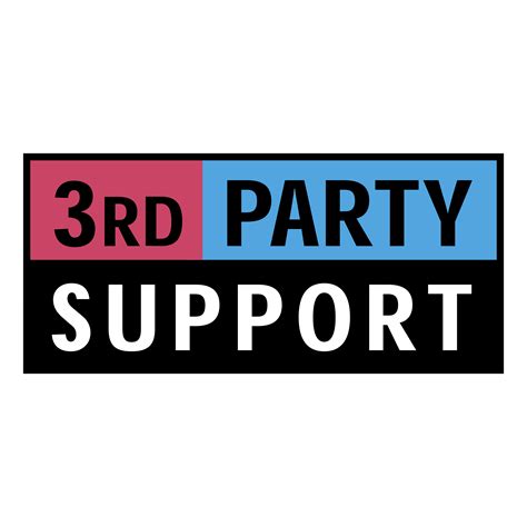 3rd Party Support Logo Png Transparent And Svg Vector Freebie Supply