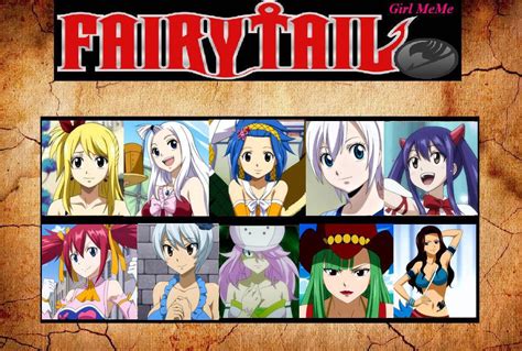 Fairy Tail Favourite Girls By Iceninja7 2 On Deviantart