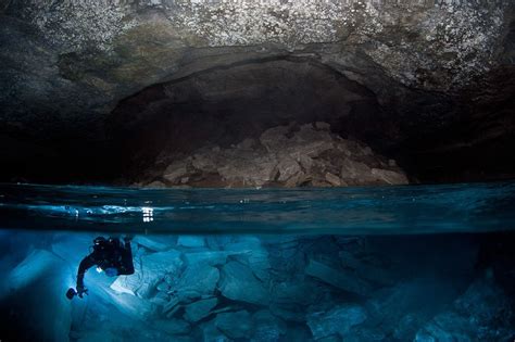 Diving In The Worlds Largest Underwater Crystal Cave In Russia