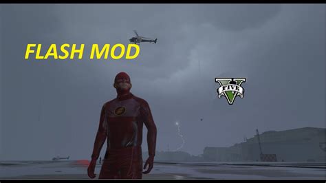 Gta 5 Pc Mod The Flash Mod Play As Super Hero Flash Five Star At
