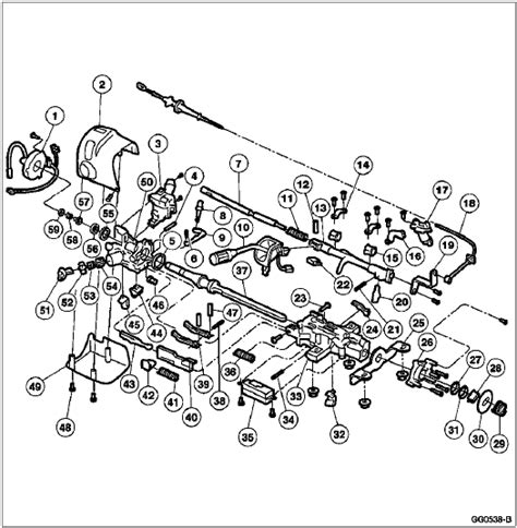 1988 Ford F150 Steering Column Schematic