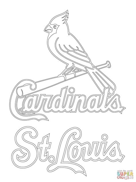 Louis cardinals gear at mlbshop.com. St Louis Cardinals Fredbird Coloring Page | Coloring Pages ...