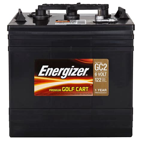 Energizer 6 Volt Premium Golf Cart Battery Group Size Gc2 Golf Cart