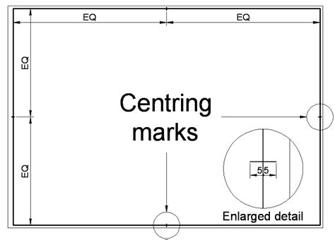 Technical Drawing Standards Centring Marks