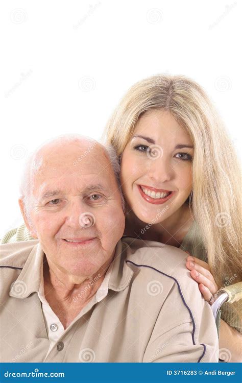 Grandfather And Grand Daughter Love Vertical Stock Image Image Of Chair Insurance 3716283