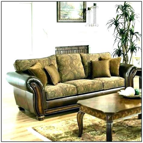 Combination Leather And Fabric Sofas Sofa Living Room Ideas