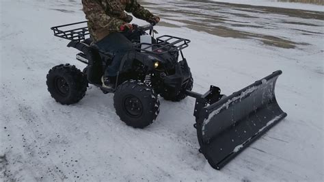 125cc Atv Four Wheeler With Snow Plow For Sale From