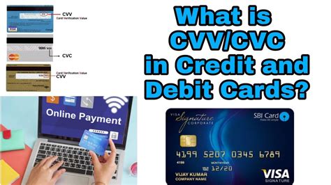 What Is Cvvcvc Code In Credit And Debit Cards Youtube