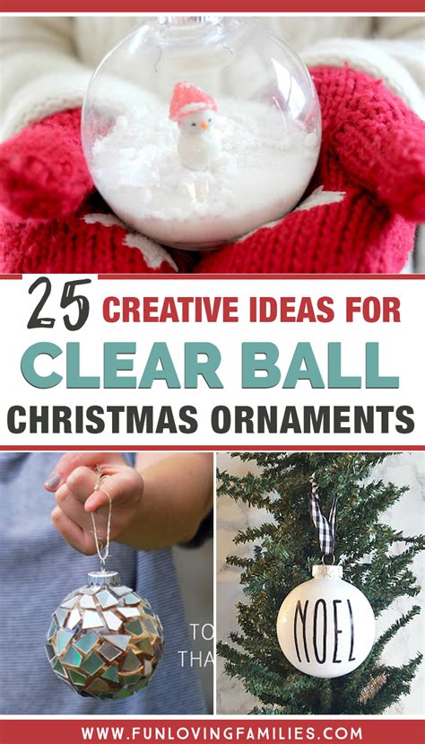 Clear Fillable Christmas Ornaments Christmas Dinner Ideas